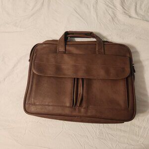 Brown Edmond Leather 15.6" Business Briefcase